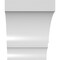 Ekena Millwork 6-in. W x 8-in. D x 8-in. H Balboa Architectural Grade PVC Knee Brace BRCP06X08X08BOA - alternate 2